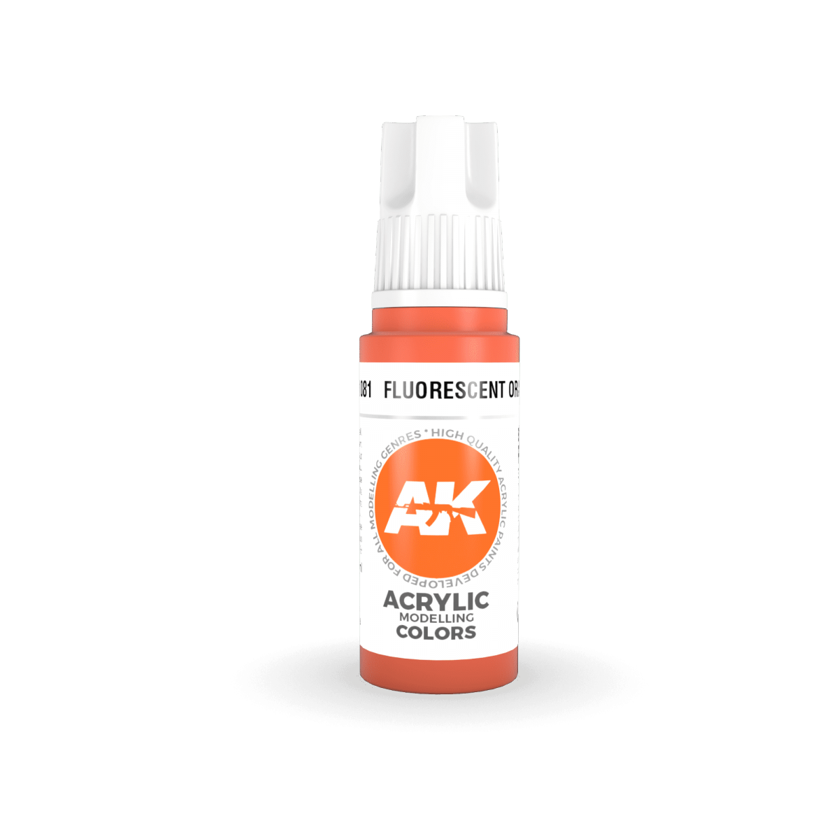 AK Interactive AK11081 Fluorescent Orange 17ml – image 2