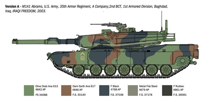 Italeri 6596 M1A1 Abrams 1/35 – Bild 9