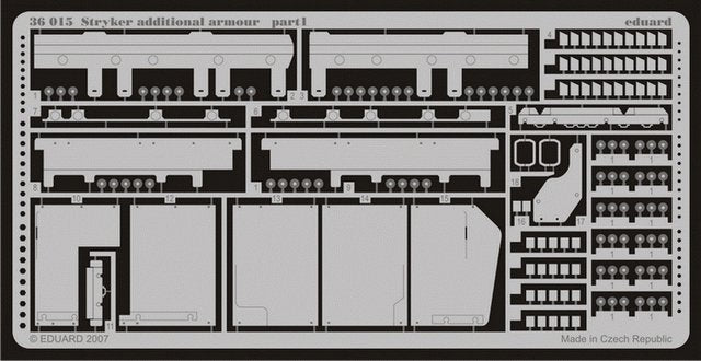 Eduard 36015 Stryker additional armour 1/35 Trumpeter – zdjęcie 2