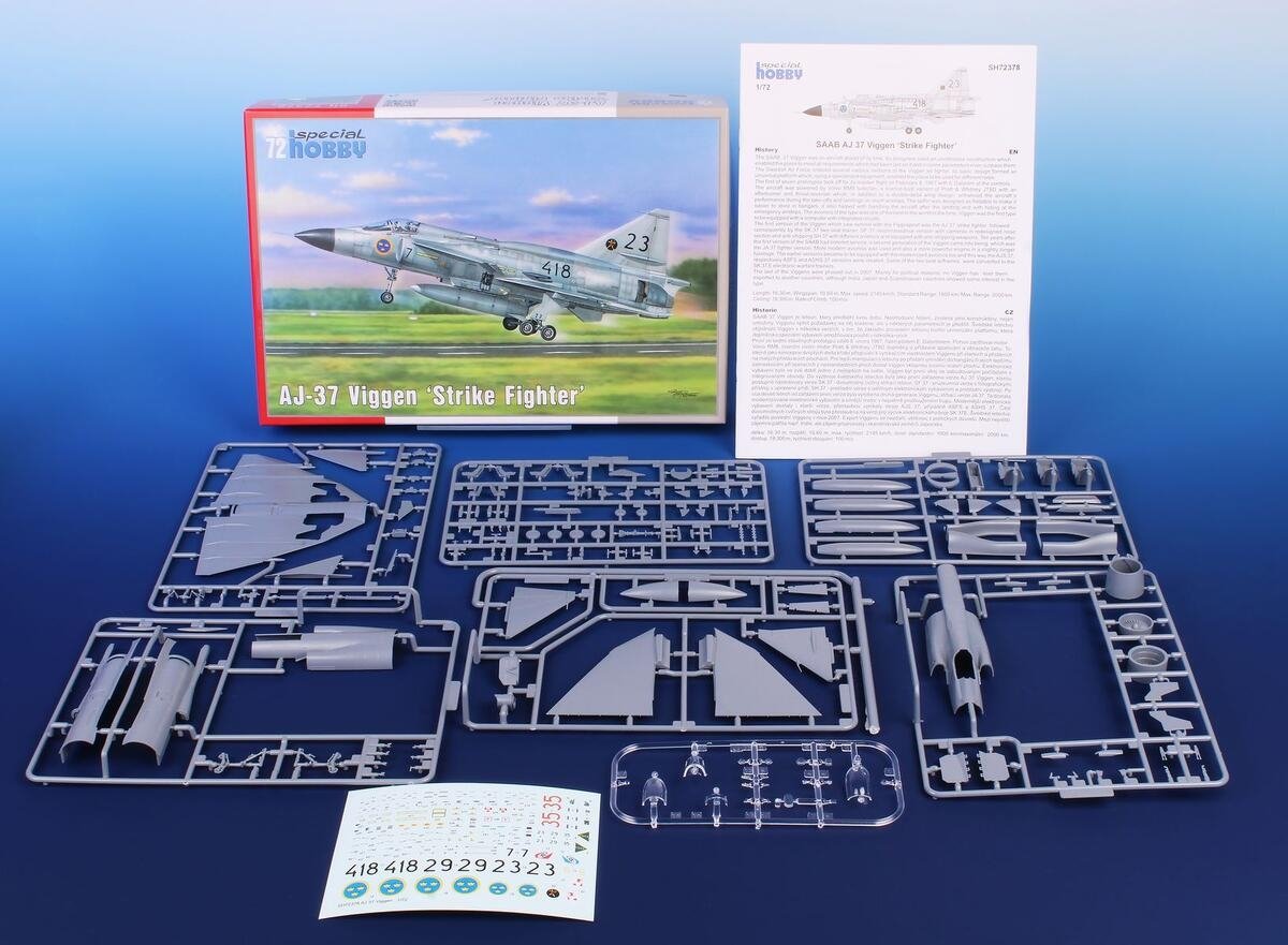 Special Hobby 72378 AJ-37 Viggen ‘Strike Fighter’ 1/72 – zdjęcie 6