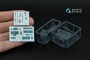 Quinta Studio QD+48557 MiG-25BM 3D-Printed &amp;amp; coloured Interior on decal paper (ICM) (with 3D-printed resin parts) 1/48 – zdjęcie 2
