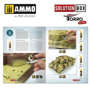 AMMO of Mig Jimenez 2414300000 SOLUTION BOX – WWII GERMAN TANKS – zdjęcie 10
