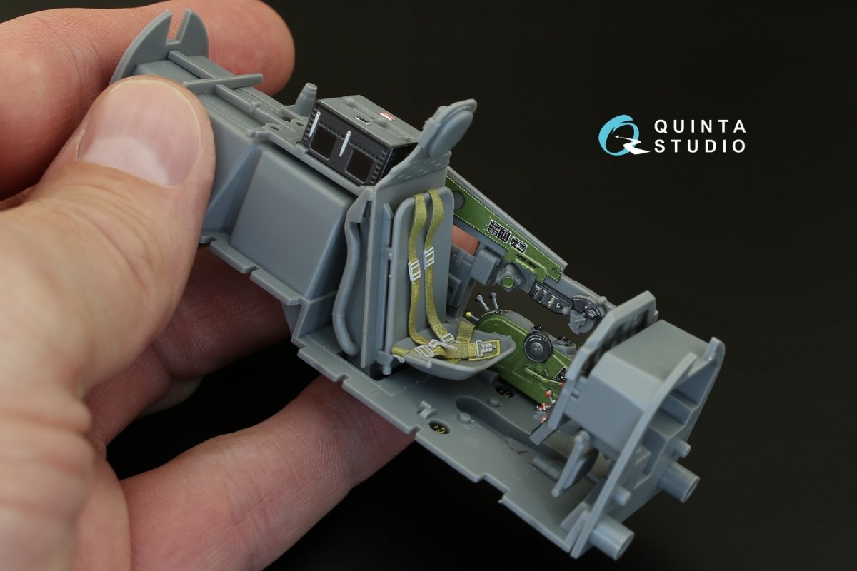 Quinta Studio QD32004 P-51D (Late) 3D-Printed &amp;amp; coloured Interior on decal paper (for Tamiya kit) 1/32 – zdjęcie 9