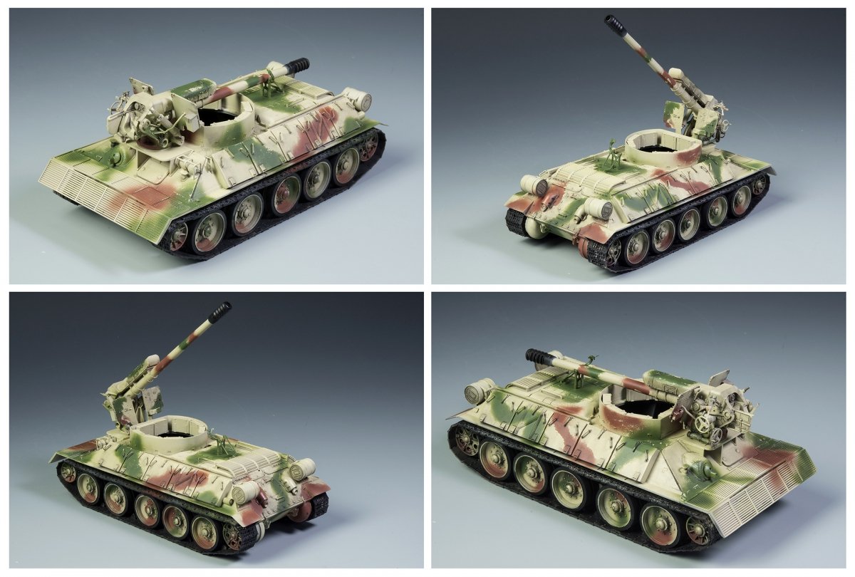 Rye Field Model 5030 T-34/D-30 122MM SYRIAN SELF-PROPELLED HOWITZER 1/35 – zdjęcie 2