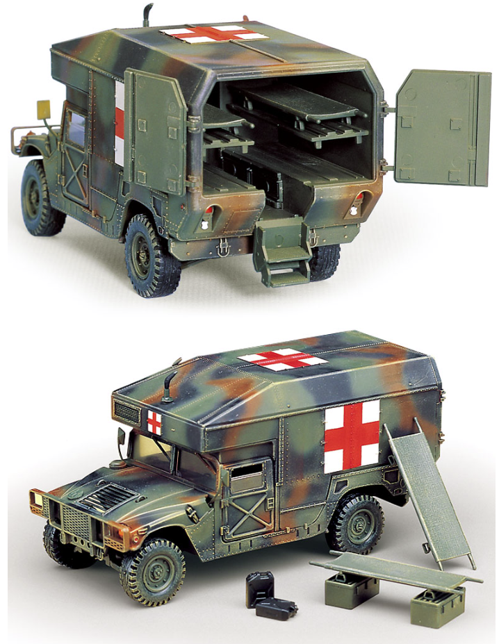 Academy 13243 M997 Humvee Maxi Ambulance 1/35 – zdjęcie 4