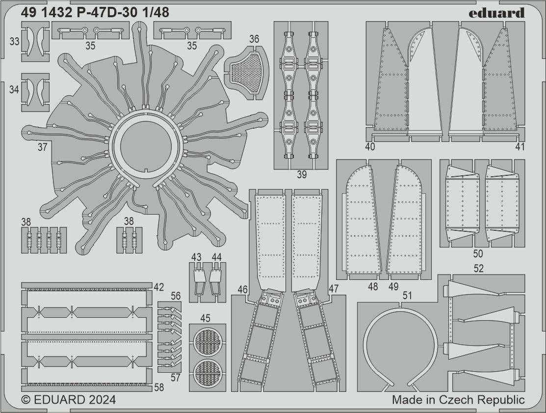 Eduard BIG49410 P-47D-30 MINIART 1/48 – zdjęcie 4