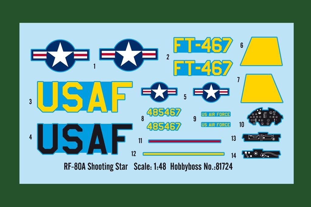 Hobby Boss 81724 RF-80A Shooting Star 1/48 – zdjęcie 3