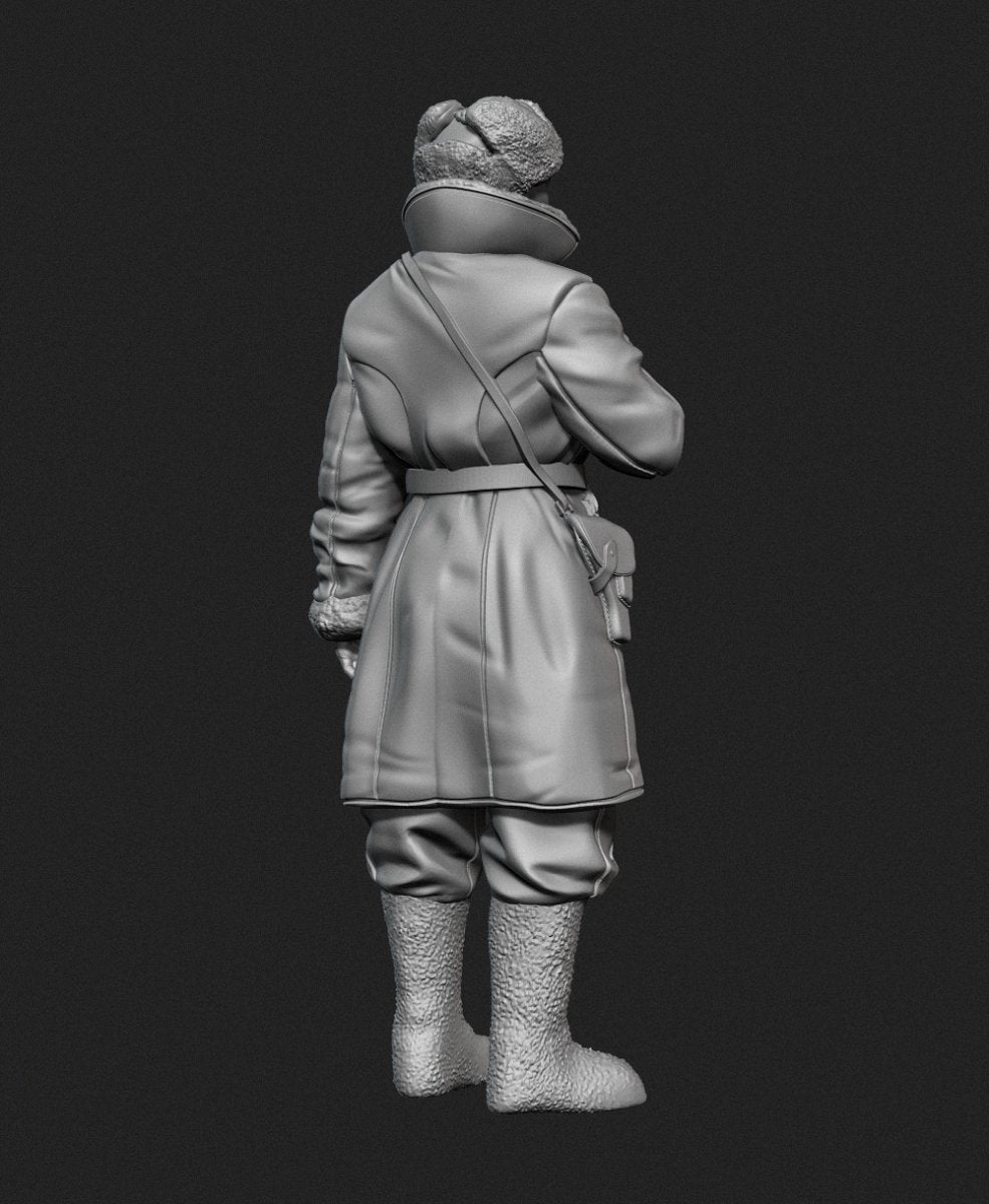 Panzer Art FI35-129 Soviet tank officer in sheepskin coat No.1 1/35 – zdjęcie 3