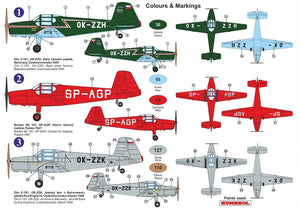 Kovozavody Prostejov KPM0229 Zlin Z-181 „Basa“ 1/72 – immagine 2