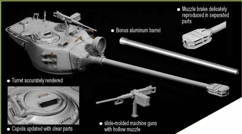 Dragon 3539 M51 Super Sherman Israel Defense Force - Premium Edition 1/35 – zdjęcie 3