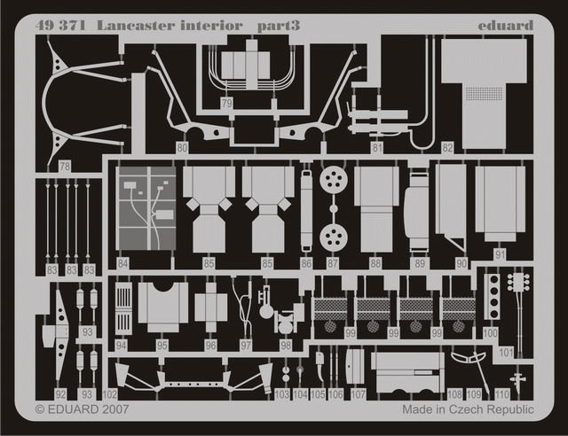 Eduard BIG4882 LANCASTER 1/48 TAMIYA – zdjęcie 19