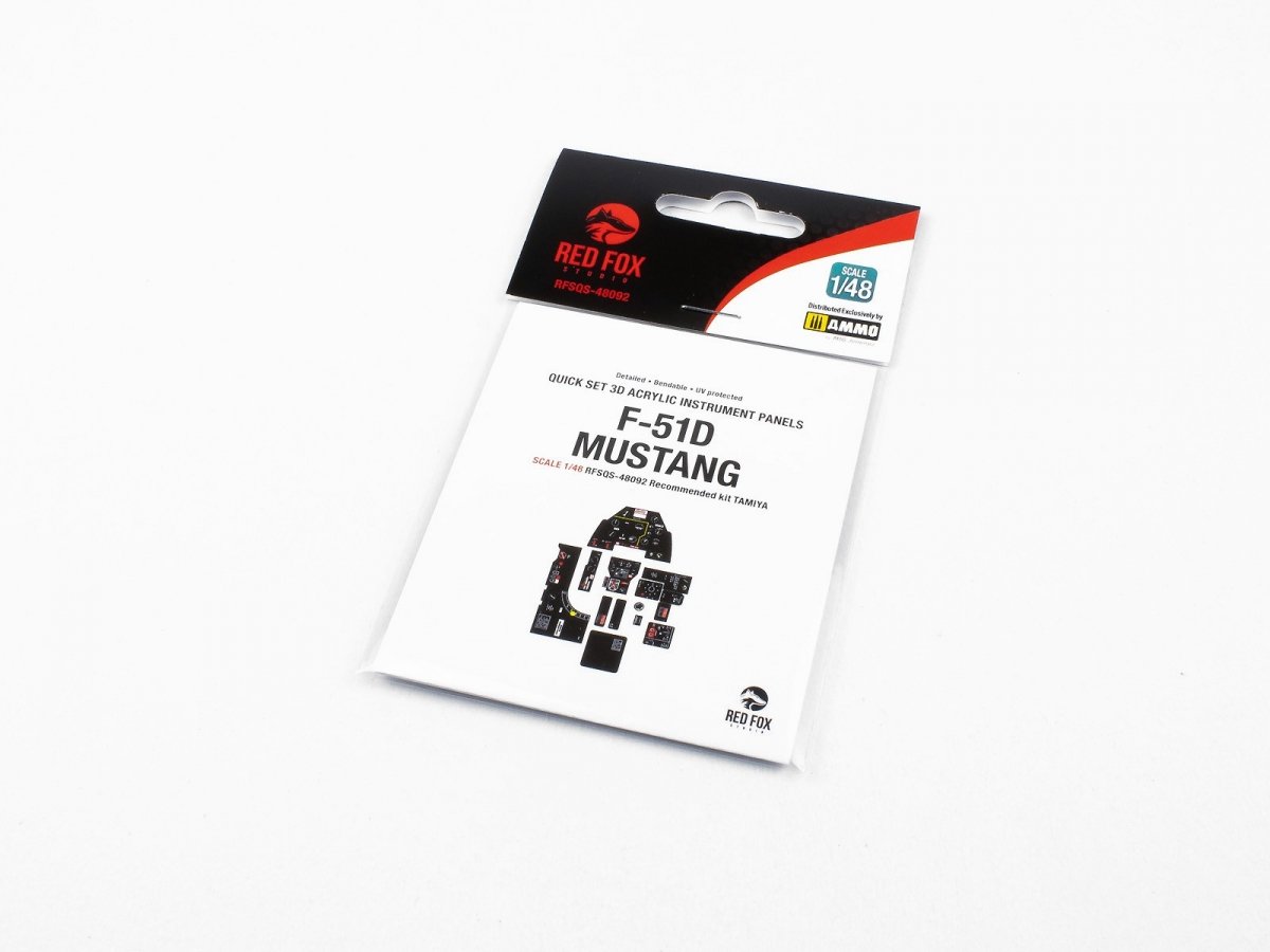 Red Fox Studio QS-48092 F-51D MUSTANG 1/48 – zdjęcie 2