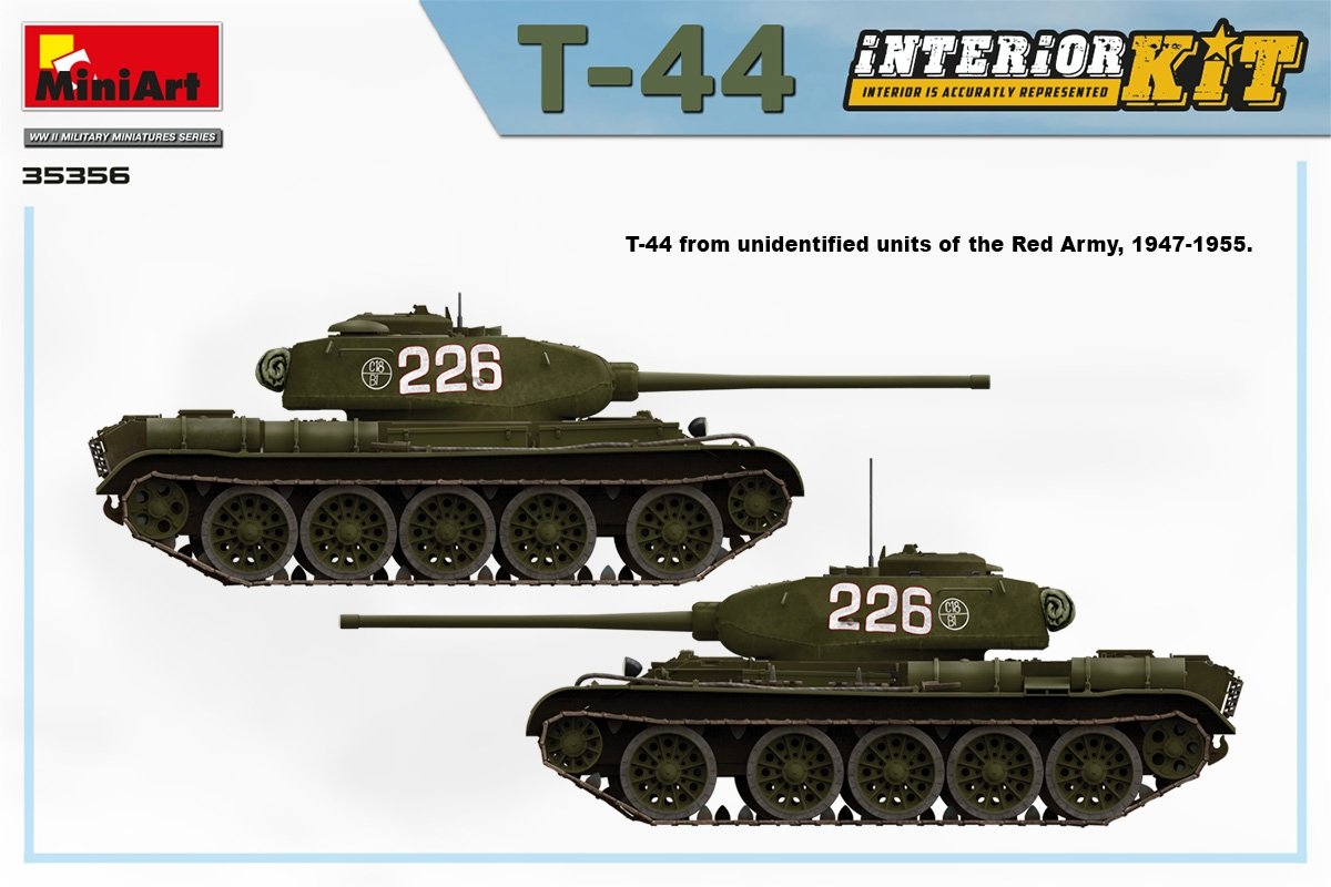 MiniArt 35356 T-44 INTERIOR KIT 1/35 – zdjęcie 12