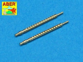 Aber A48 002 Jeu de 2 canons pour mitrailleuses d'avion allemandes MG 17 de 7,92 mm (1/48)