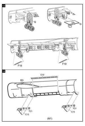 Modelcollect UA72210 B-52G Early Type 1967-1972 in Linebacker II Vietnam war 1/72 – image 3