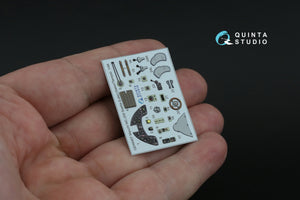 Quinta Studio QD48467 Macchi MC.200 Saetta (Late) 3D-Printed coloured Interior on decal paper (Italeri/Tamiya) 1/48 – zdjęcie 5