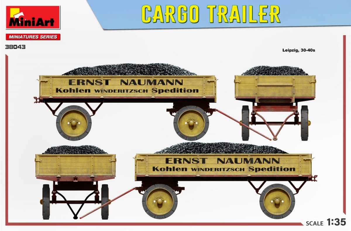MiniArt 38043 GERMAN CARGO TRAILER 1/35 – image 8