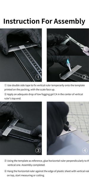 DSPIAE SST-01 Stainless Steel T-Ruler – Bild 6