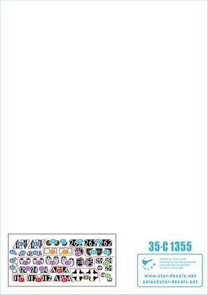 Star Decals 35-C1355 War in Ukraine 3 Ukrainian AFVs 2022 war 1/35 – zdjęcie 2
