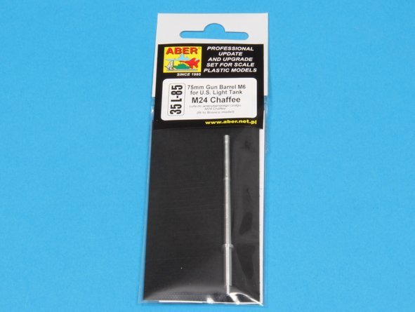 Aber 35L-085 75mm Gun barrel for U.S. light tank M24 Chaffee 1/35 – zdjęcie 8