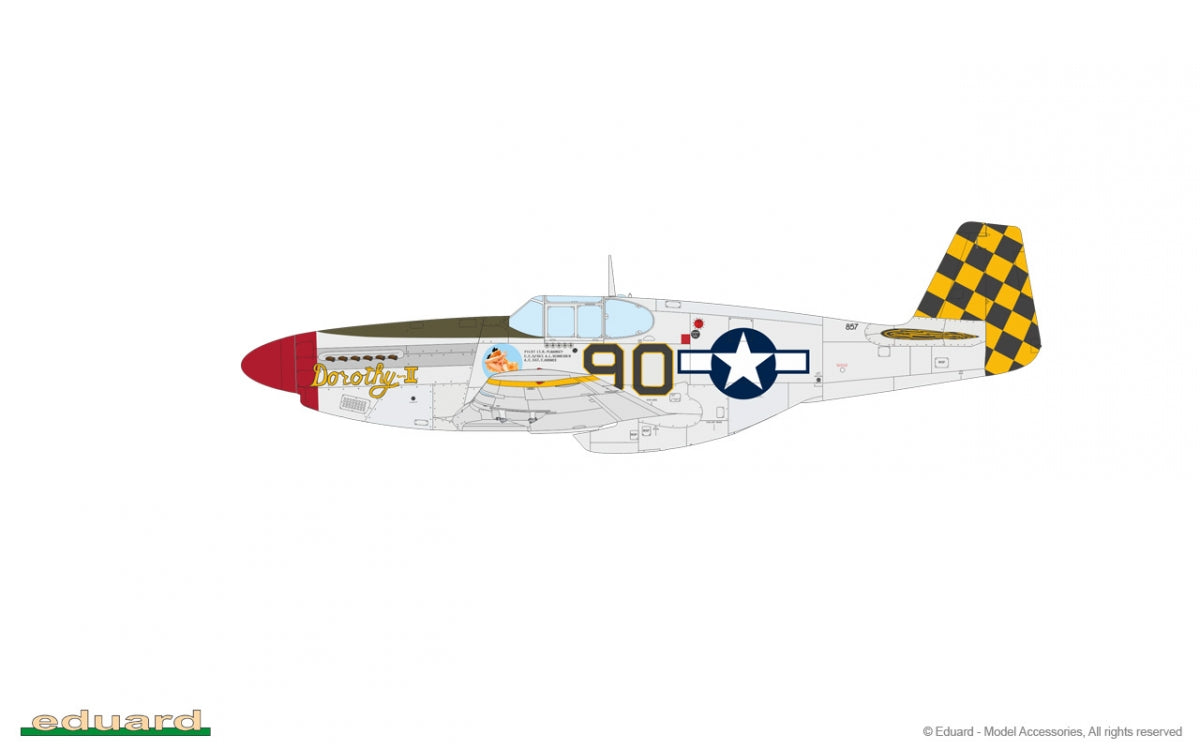Eduard 82107 P-51B Mustang Birdcage canopy 1/48 – zdjęcie 6