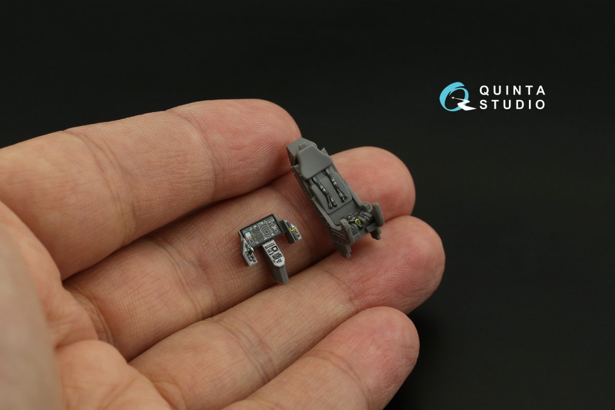 Quinta Studio QD72066 F-35B 3D-Printed &amp;amp; colored Interior on decal paper (Academy) 1/72 – image 11