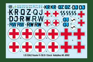 Hobby Boss 80182 German Fi-156 D-1 &amp;quot;White Stork&amp;quot; ambulance 1/35 – image 3