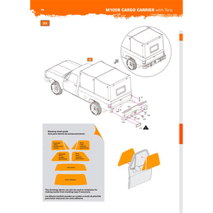 AK Interactive AK35031 M1008 TROOP CARRIER WITH TARP 1/35 – zdjęcie 11
