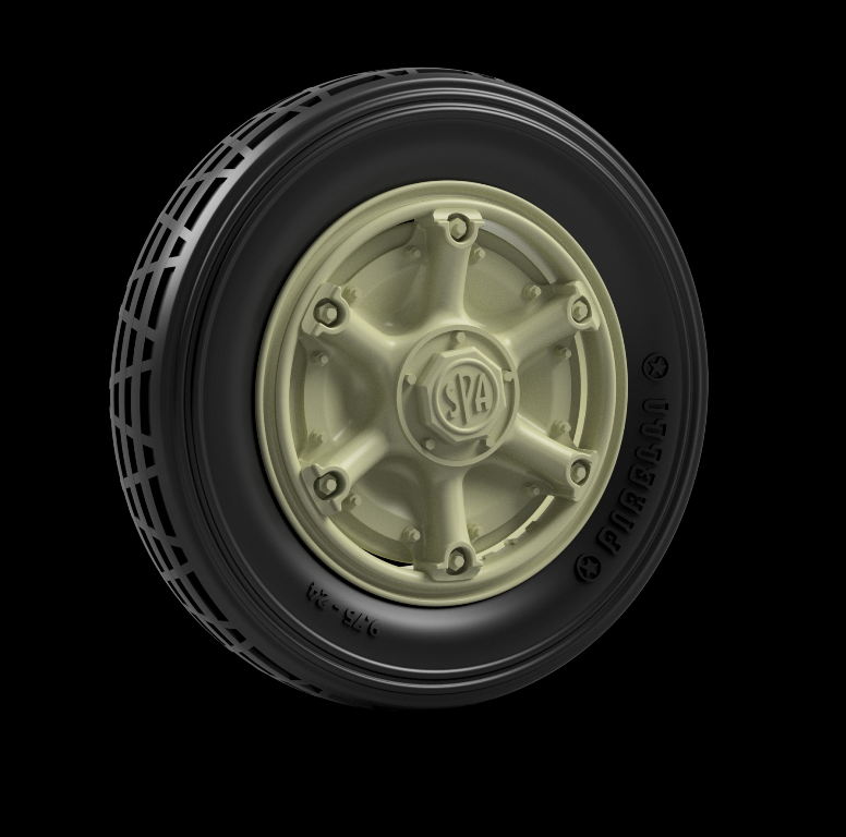 Panzer Art RE35-806 Autoblinda 40/41 Road wheels (Pirelli Libia) 1/35 – zdjęcie 3