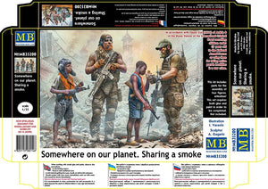 Master Box 35200 Somewhere on our planet. Sharing a smoke 1/35 – zdjęcie 2