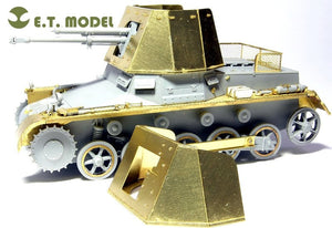 E.T. Model E35-015 WWII German Panzerjager I Fighting Compartment Armor Plates（Late version）(For DRAGON 6230) 1/35 – zdjęcie 2
