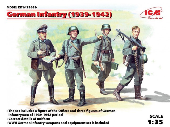 ICM 35639 Infanterie allemande (1939-1942) 1/35