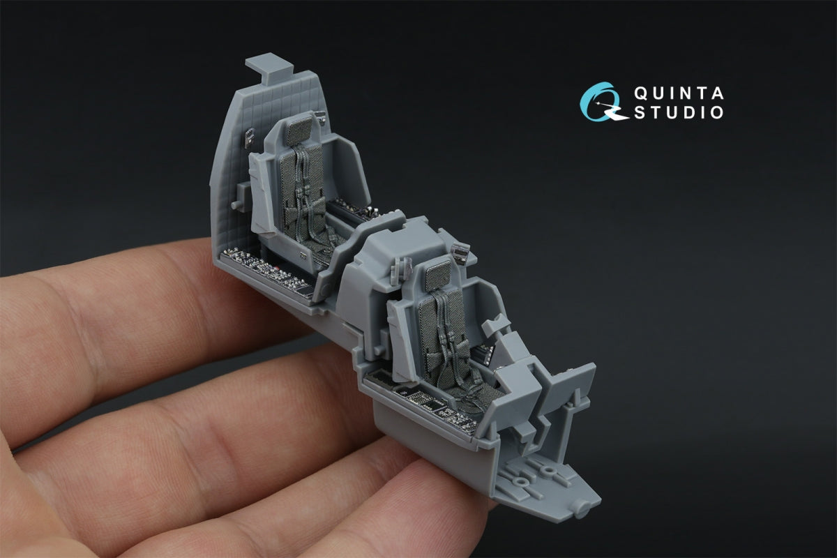 Quinta Studio QD48571 AH-64A 3D-Printed &amp;amp; colored Interior on decal paper (Hasegawa) 1/48 – image 10