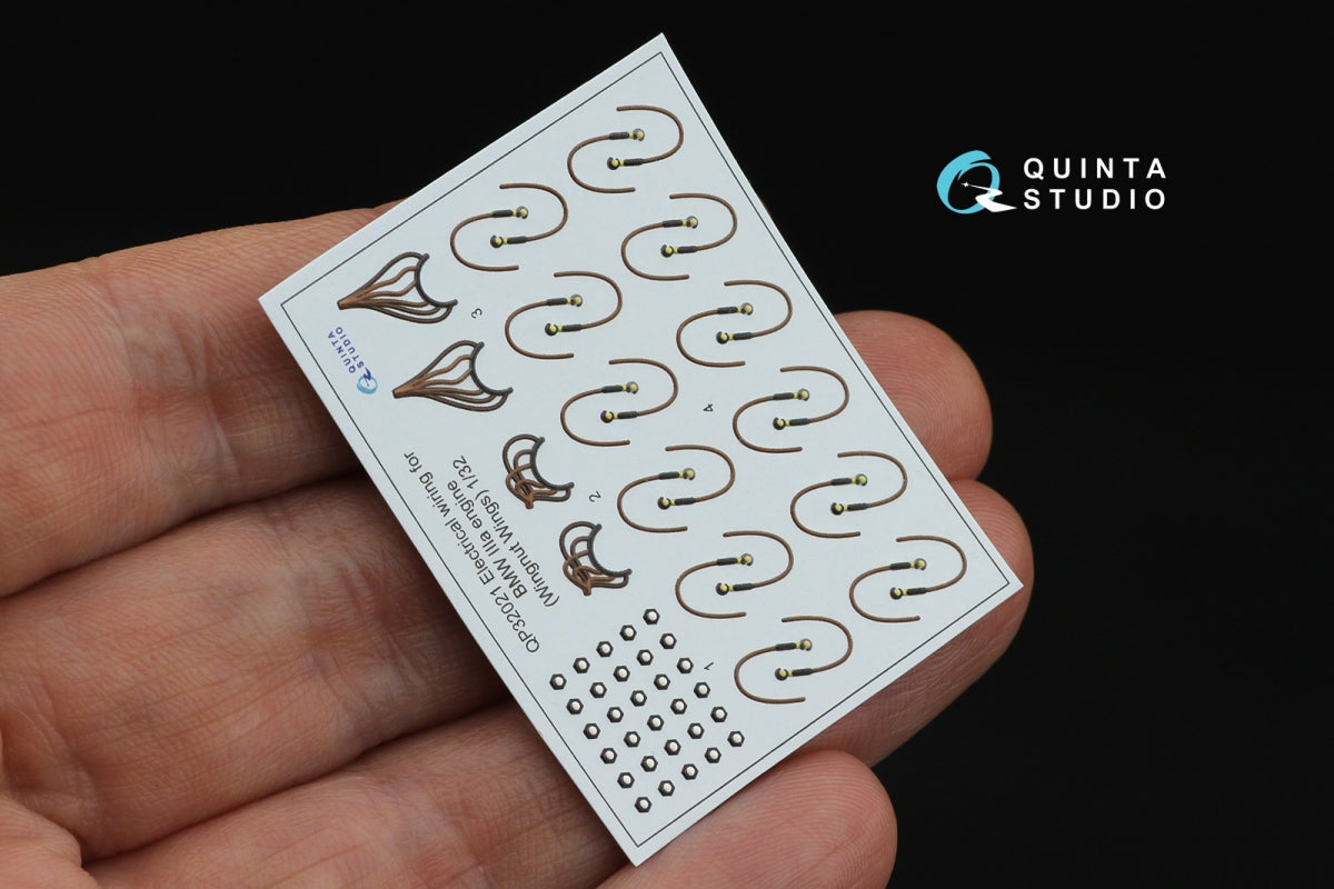 Quinta Studio QP32021 BMW III Electrical wiring, for Fokker D.VIIF (Wingnut Wings) 1/32 – image 5