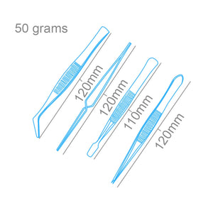 Modelcraft PTW5000 4 Pce Stainless Steel Tweezers Set – zdjęcie 2