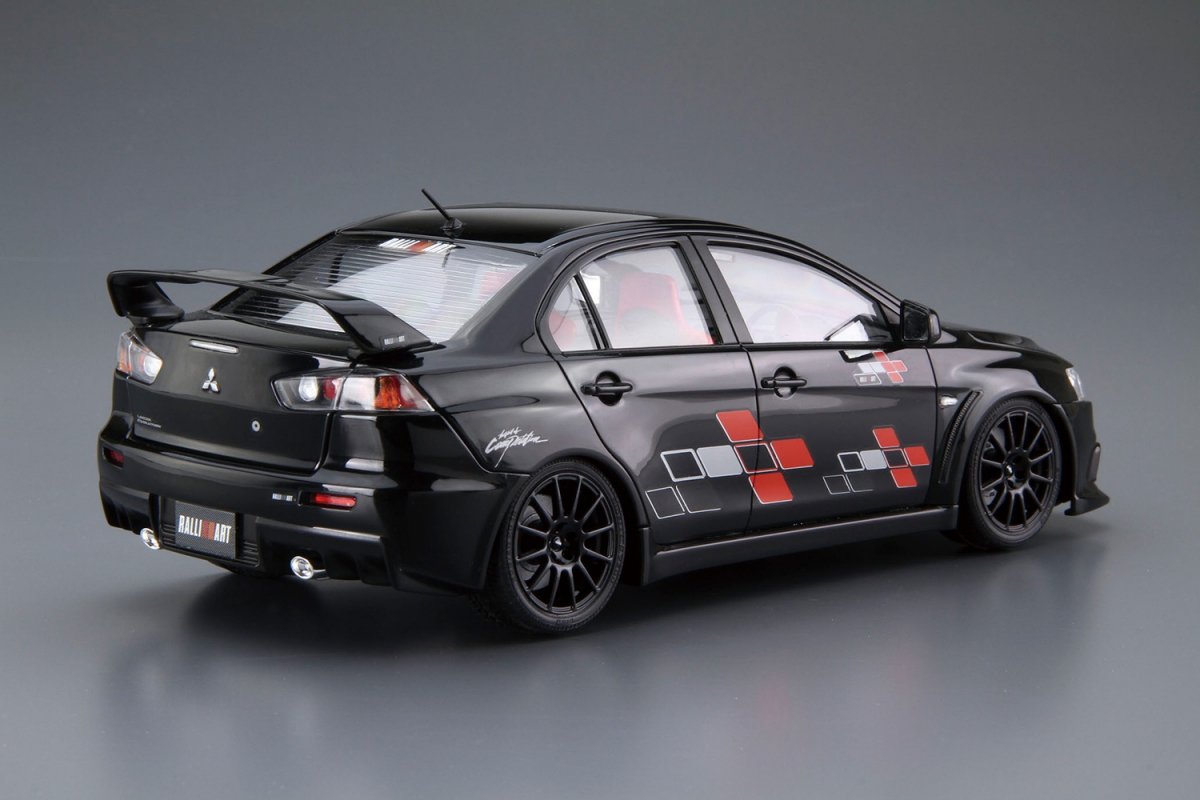 Aoshima 05544 RALLIART CZ4A LANCER EVOLUTION X 07 (MITSUBISHI) 1/24 – zdjęcie 3