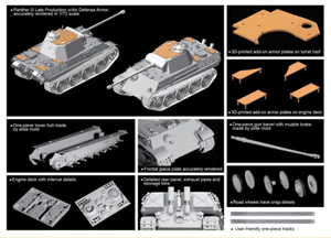 Dragon 7696 Panther G Late Production w/Air Defense Armor 1/72 – zdjęcie 2