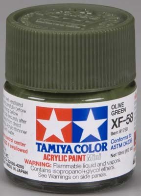 Tamiya XF58 Olive Green (81758) Acrylic paint 10ml – image 2