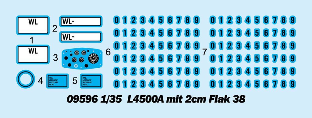 Trumpeter 09596 L4500A mit 2cm Flak 38 1/35 – image 3
