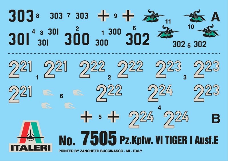 Italeri 7505 Pz. Kpfw. VI TIGER I Ausf. E 1/72 – zdjęcie 6