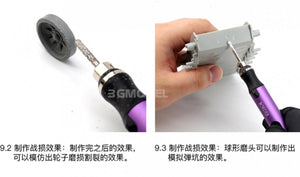 Border Model BD0077 Electric Milling Cutter Tool w/ USB-C Charging – zdjęcie 6