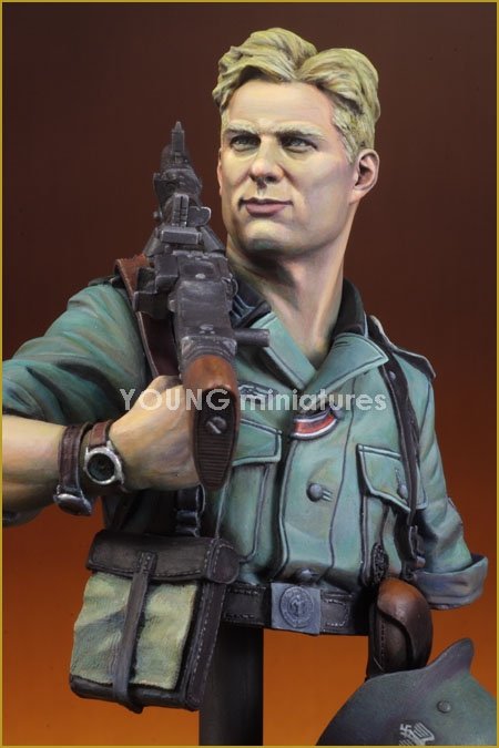 Young Miniatures YM1829 GERMANMG34 GUNNER 1941 1/10 – zdjęcie 10