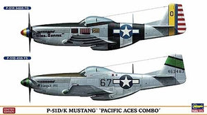 Hasegawa 02020 P-51D/K MUSTANG PACIFIC ACES COMBO 1/72