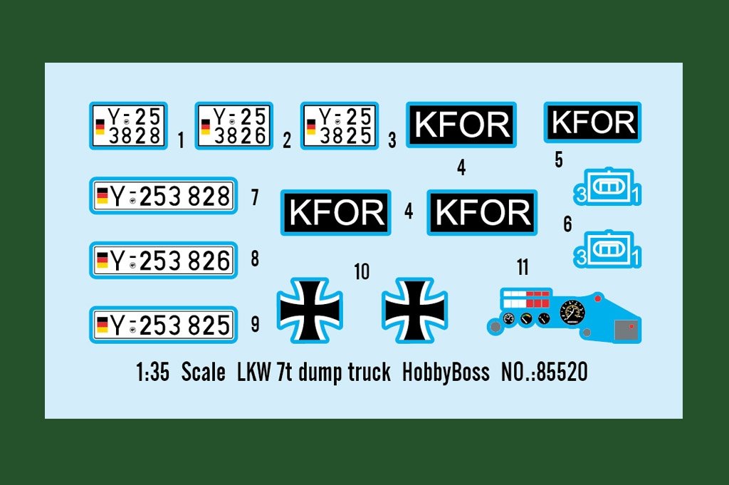 Hobby Boss 85520 LKW 7t dump truck 1/35 – zdjęcie 4