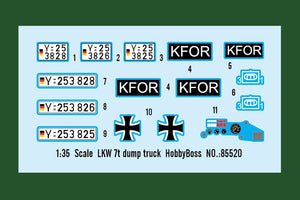 Hobby Boss 85520 LKW 7t dump truck 1/35 – zdjęcie 4