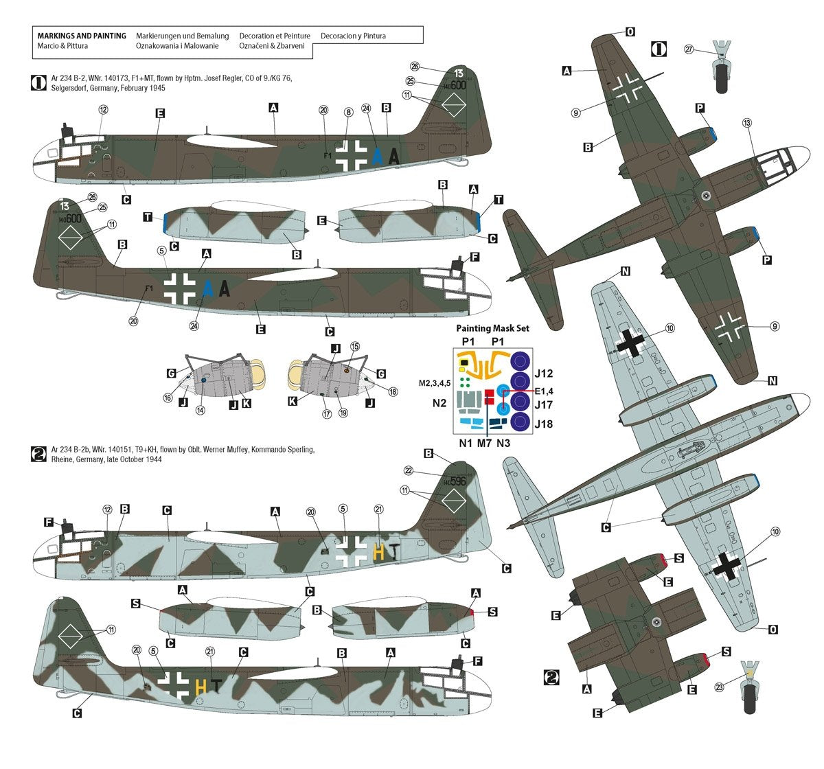 Hobby 2000 48010 Arado 234 B-2 End of War 1/48 – zdjęcie 3