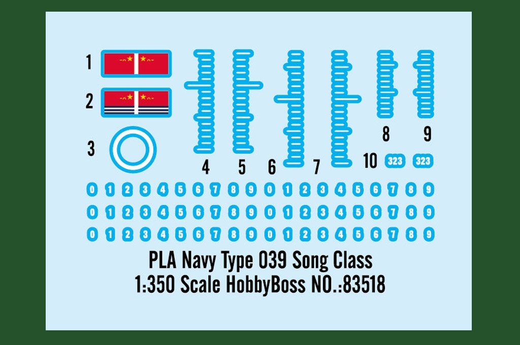 Hobby Boss 83518 PLA Navy Type 039 Song Class 1/350 – zdjęcie 3