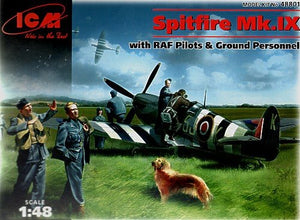 ICM 48801 Spitfire Mk.IX with RAF Pilots and Ground Personnel 1/48