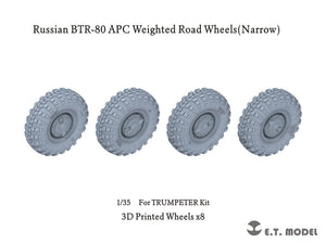 E.T. Model P35-113 Russian BTR-80 APC Weighted Road Wheels(Narrow) (3D Printed) For TRUMPETER Kit 1/35 – zdjęcie 4