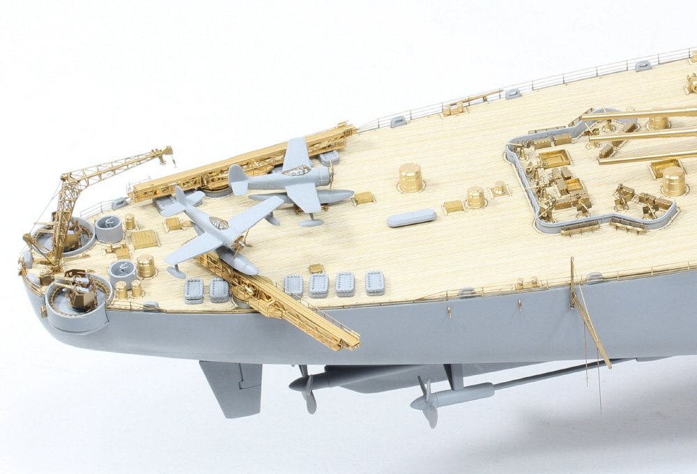 Pontos 37026FB USS BB-63 Missouri 1945 Advanced Detail Up Set (Deck Blue 20B stained wooden deck) 1/350 – zdjęcie 5